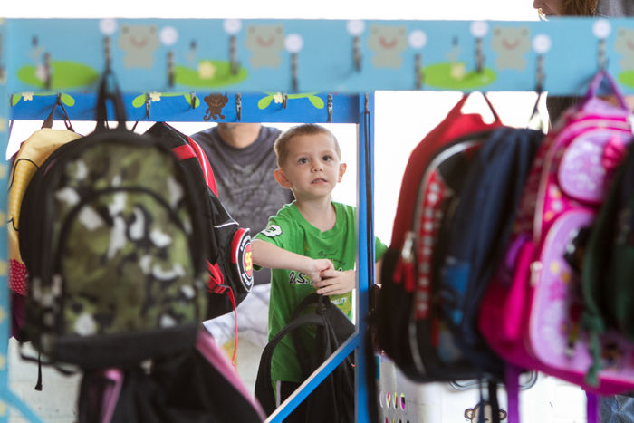 First day of school: Butterfield Elementary School